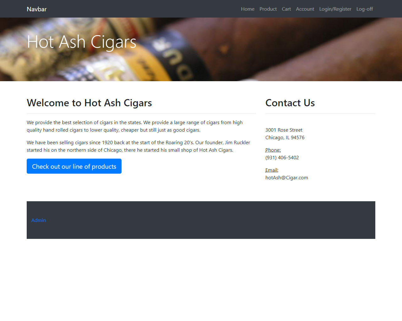 Hot Ash Cigars Homepage